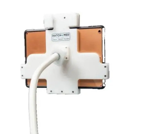 Hatch Med Hospital Talon Bedrail Mounted Tablet Holder Lockable Universal Hatch Med