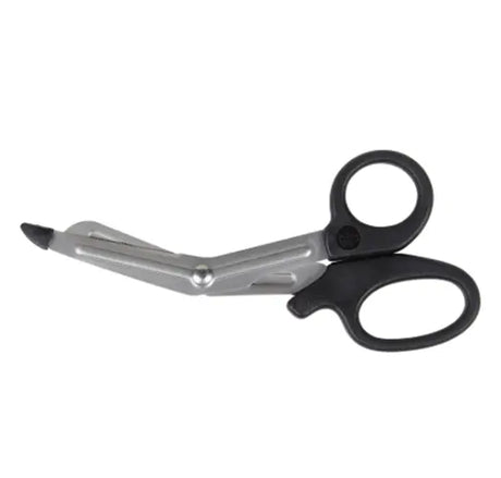 McKesson 321BKMM Medicut Trauma Shears Black Blunt Tip Finger Ring Handle 5-1/2" McKesson