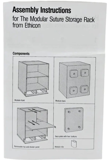 Ethicon MR-20 Modular Storage Rack Primis Medical