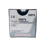 Ethicon Z497G 3-0 PDS II UNDYED 1X18" PS-2 MULTIPASS Needles Box of 12 Ethicon