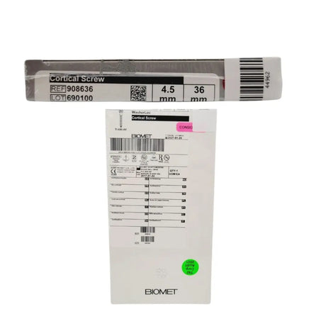 Biomet 908636 Ti-6AI-4V WasherLoc Cortical Screw 4.5mm x 36mm Biomet