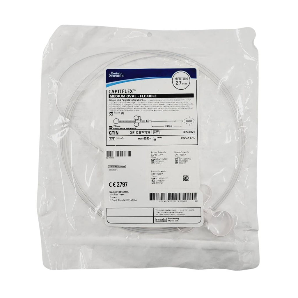 Boston Scientific M00562400 Captiflex Polypectomy Snare 27mm Medium Oval