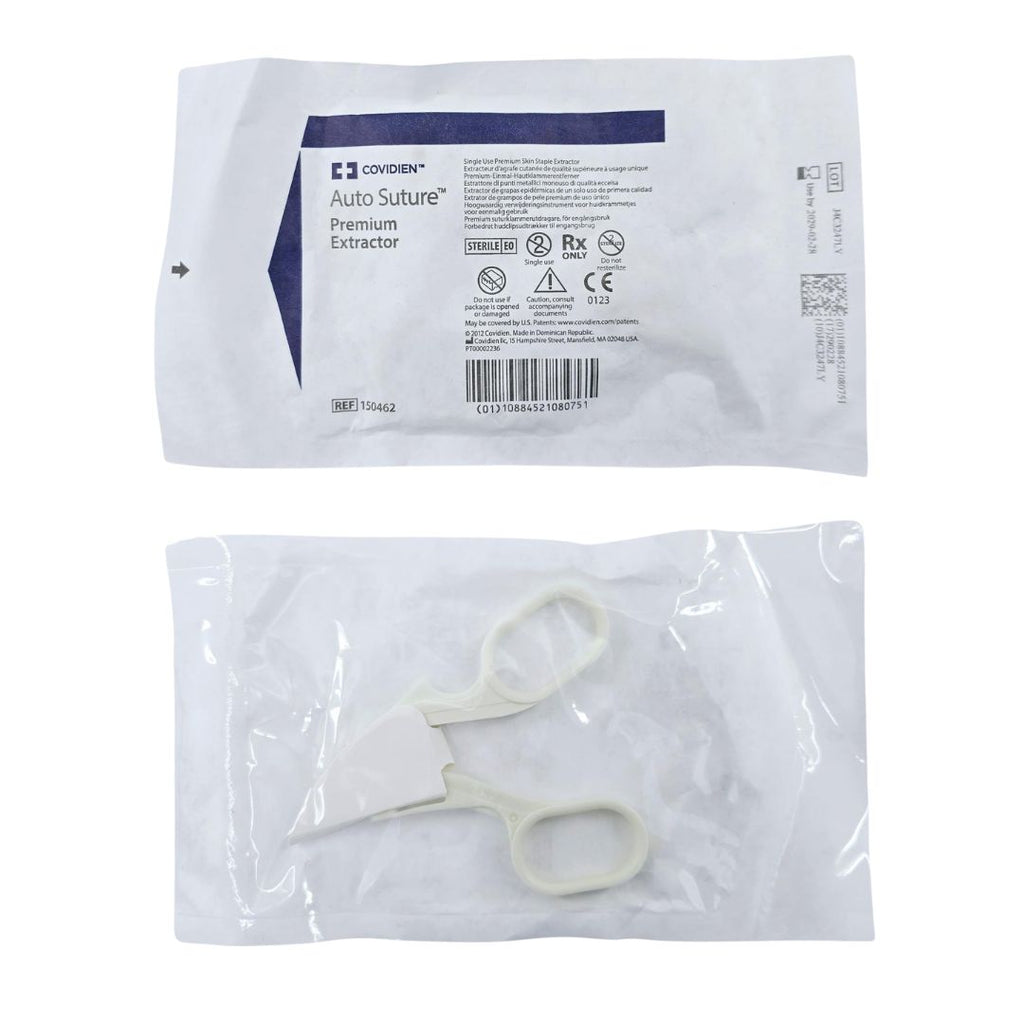 Covidien 150462 Auto-Suture Premium Extractor Single-Use Skin Staple Extractor Each