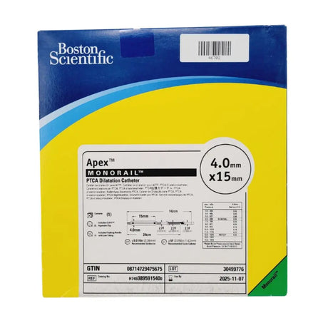 Boston Scientific H7493895915400 PTCA Dilatation Catheter Boston Scientific