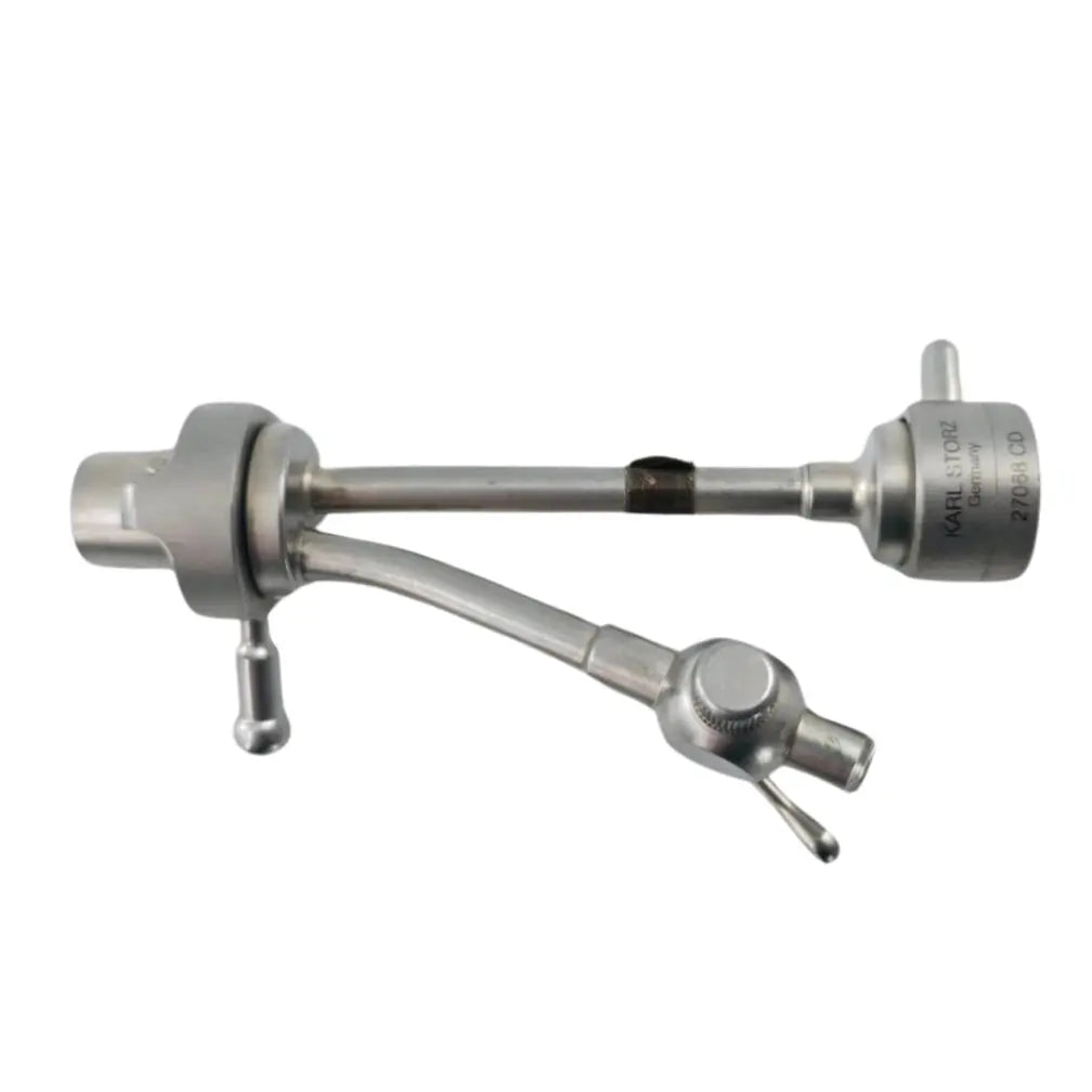 Karl Storz 27068 CD Endoscopy Telescope Bridge w/ 5Fr. Channel & Stopcock 3-3/8" Karl Storz