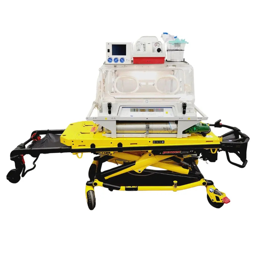 Stryker Power Pro IT Ambulance Cot w/ Drager Isolette TI500 700LB Capacity 6516 Stryker