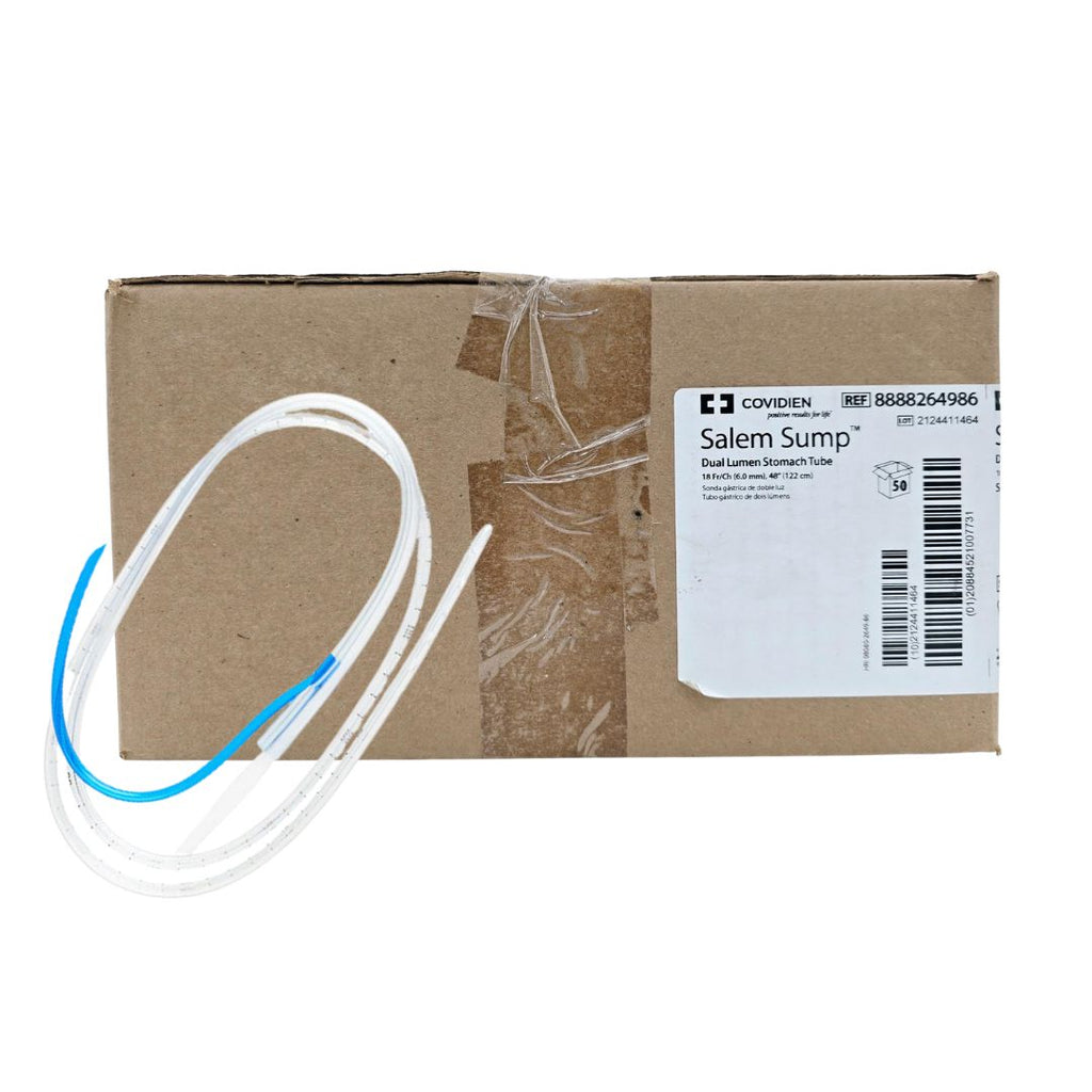 Covidien 8888264986 Salem Sump 18 Fr./Ch. Dual Lumen Stomach Tube 48" Case of 50