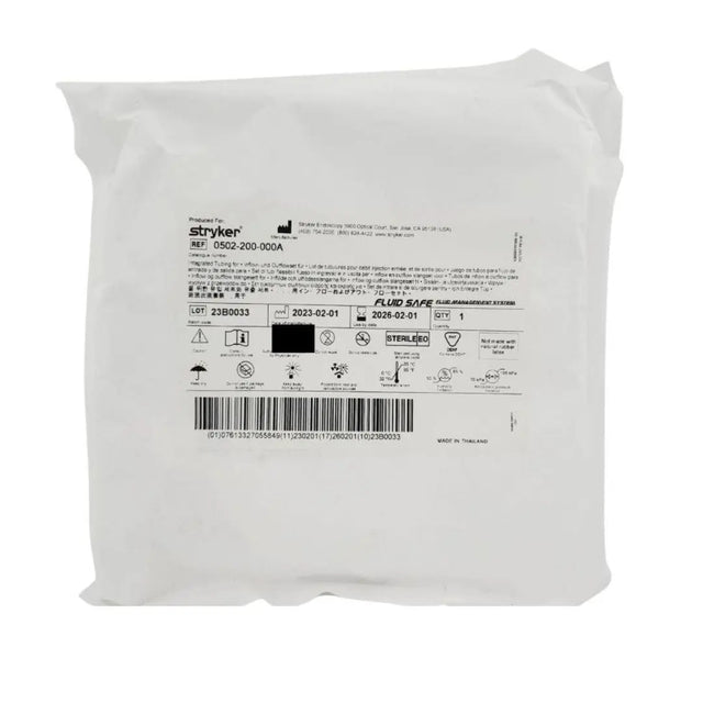 Stryker 0502-200-000A Fluid Safe Fluid Management System Integrated Tubing Stryker