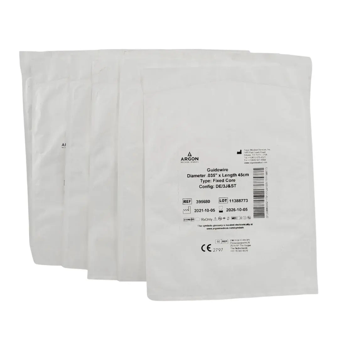 Argon Medical 395680 Guidewire Diameter .035" x Length 45cm Fixed Core 10PK Primis Medical