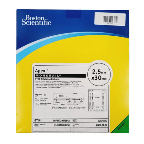 Boston Scientific H7493895930250 PTCA Dilatation Catheter Boston Scientific
