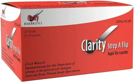 Clarity DTG-STPFLIP Strep Flip Cassette 25/bx Clarity Diagnostics