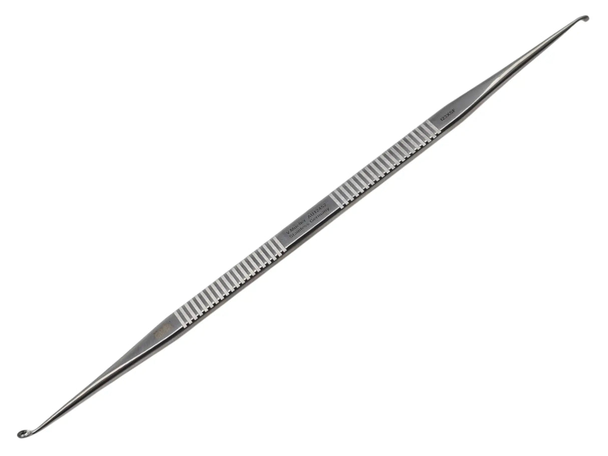 V. Mueller AU12452 House Stapes Curette Double Ended 7" Oval Cups ENT Primis Medical