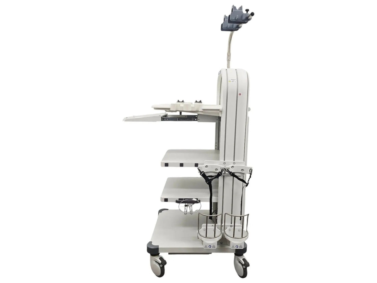 Olympus WM-NP2 Equipment Cart with MAJ-1641 LCD Monitor Arm OEM Workstation Primis Medical