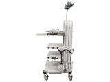 Olympus WM-NP2 Equipment Cart with MAJ-1641 LCD Monitor Arm OEM Workstation Primis Medical