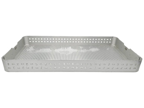 Case Medical Instrument Sterilization Tray w/ Lid Perforated 23x11x3 Primis Medical