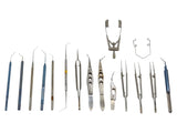 Ophthalmic ENT Microsurgical Instrument Set –Storz, Ambler, Katena, MSI 16 pcs Primis Medical