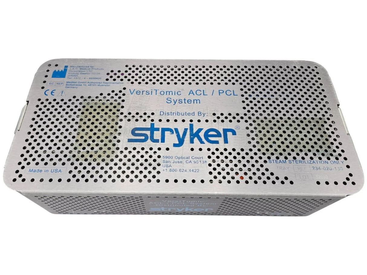 Stryker 32010 Arthroscopic ACL PCL Instrument Set with VersiTomic Components Primis Medical