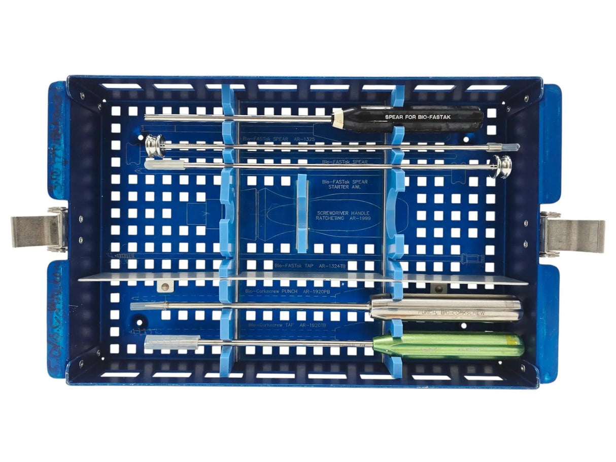 Arthrex AR-1327 Bio-FASTak Bio-Corkscrew Instrumentation Set Shoulder Primis Medical