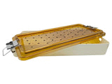 Innovative Medical Autoclave Sterilization Tray 20x9.5x4 Perforated Lid Case Primis Medical