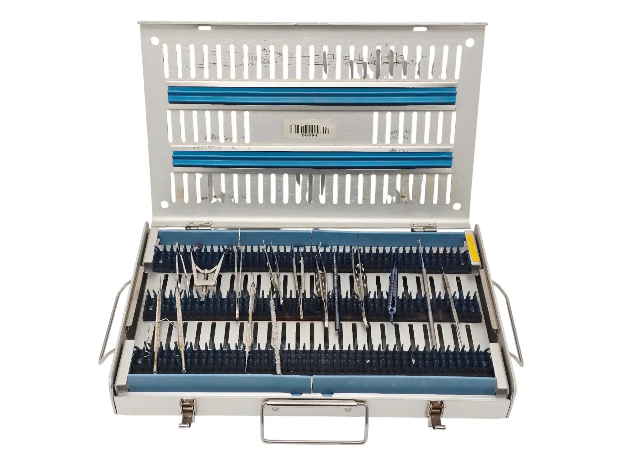 ブルーの蝶々のブローチ　大小セット　NORWAY STRELING OPRO Karl Storz Ophthalmic Microsurgery Instrument Set with Case 15