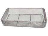 Blickman 7808SSC Stainless Steel Dual Basin Instrument Cart w/ Baskets and Pans Primis Medical