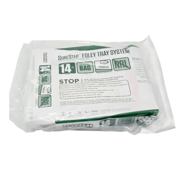 Bard A947314 SureStep Foley Catheter Tray w/ Lubri-Sil 2000ml Drainage Bag 14Fr Bard