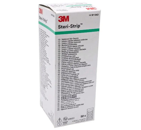 3M R1542 Steri-Strip Reinforced Skin Closure Strips 1/4"x1.5" 6/Envelope 3M