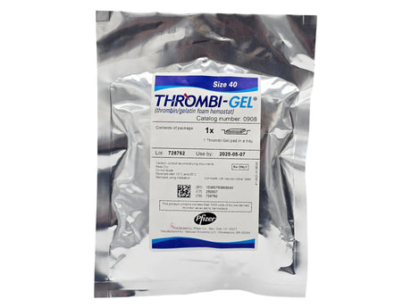 Vascular Solutions 0908 Thrombin Gelatin Foam Hemostat Vascular Solutions