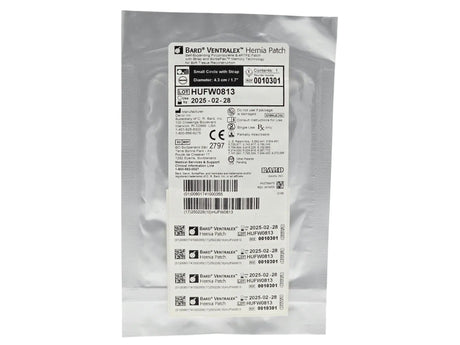 Bard Ventralex 0010301 Hernia Patch 4.3cm Small Circle with Strap Bard