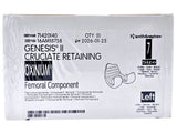 Smith & Nephew 71420140 Genesis II Oxinium Femoral Size 7 Left Smith & Nephew, Inc.