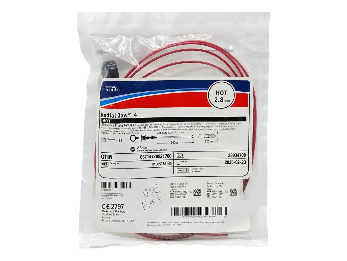 Boston Scientific M00515030 Radial Jaw Hot 2.8mm Biopsy Forceps Boston Scientific