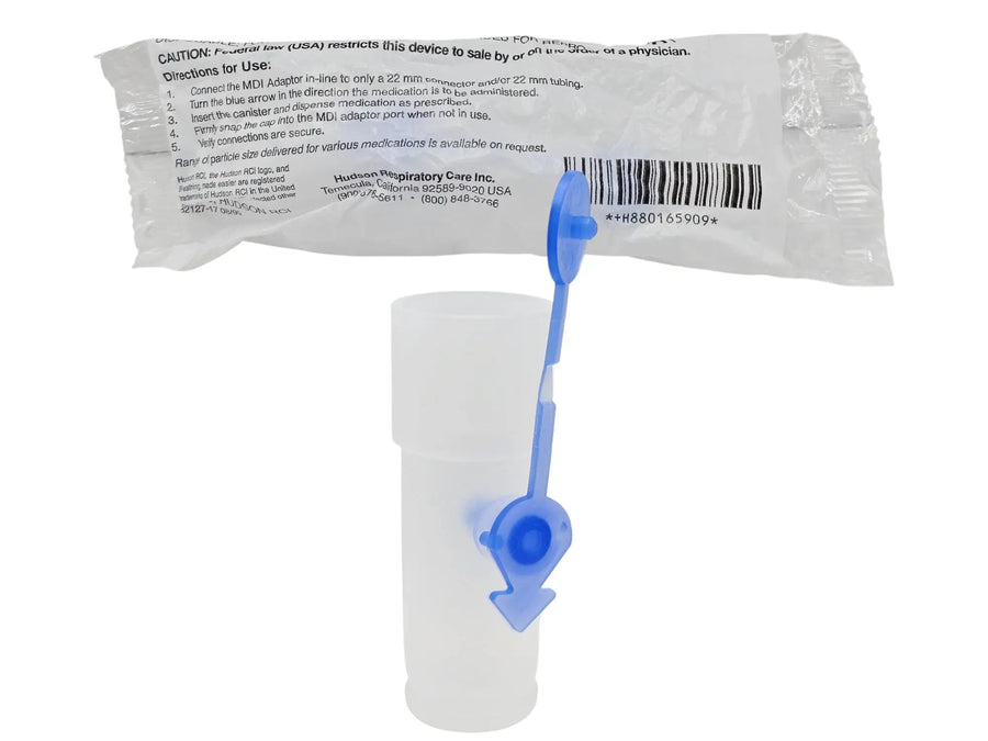 Teleflex Adapters Teleflex 1659 Metered Dose Inhaler (MDI) Adapter Respiratory Breathing ...
