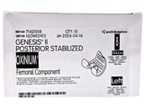 Smith & Nephew 71421018  Genesis II Oxinium Posterior Stabilized Femoral Left Size 8 Smith & Nephew, Inc.