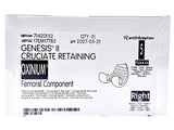Smith & Nephew 71420152 Genesis II Oxinium Femoral Size 5 Right Smith & Nephew, Inc.