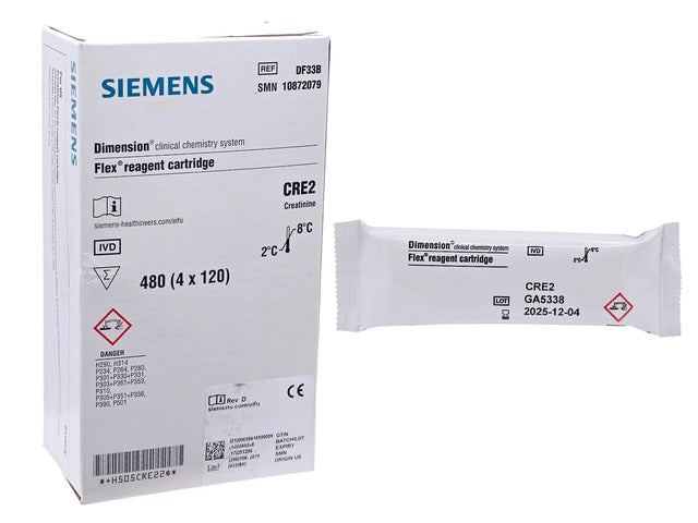 Siemens DF33B Creatinine Flex Reagent Cartridge 480 Tests BX 4 Siemens