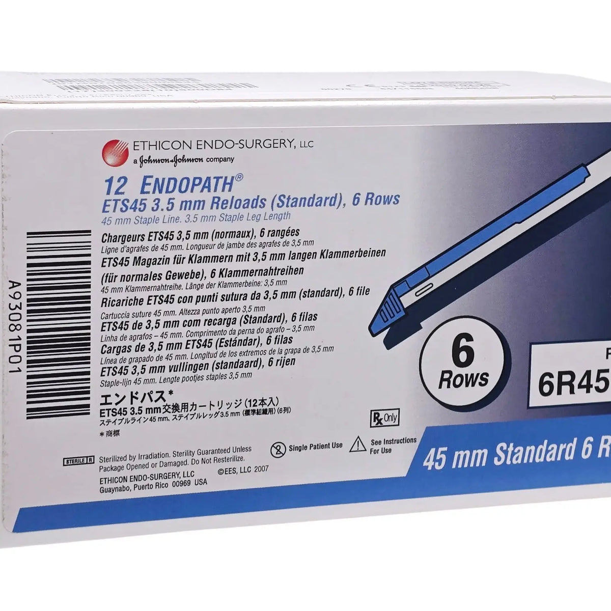 Endopath Ethicon 6R45B Endopath Laparoscopic Surgical Stapler Reload Single Use ...