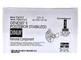 Smith & Nephew 71421112 Genesis Oxinium Posterior Stabilized Femoral Right Size 2 Smith & Nephew, Inc.