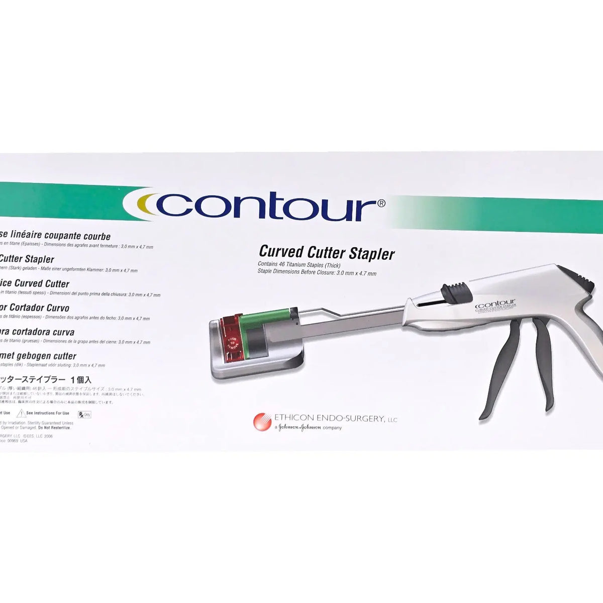 Lap Appendix Stapling Ethicon CS40G Contour Cutter Stapler Laparoscopic Surgical Stapling ...