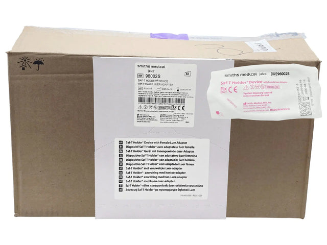 Smiths Medical 96002S Jelco Saf-T Holder Device w/ Female Luer Adapter Smiths Medical