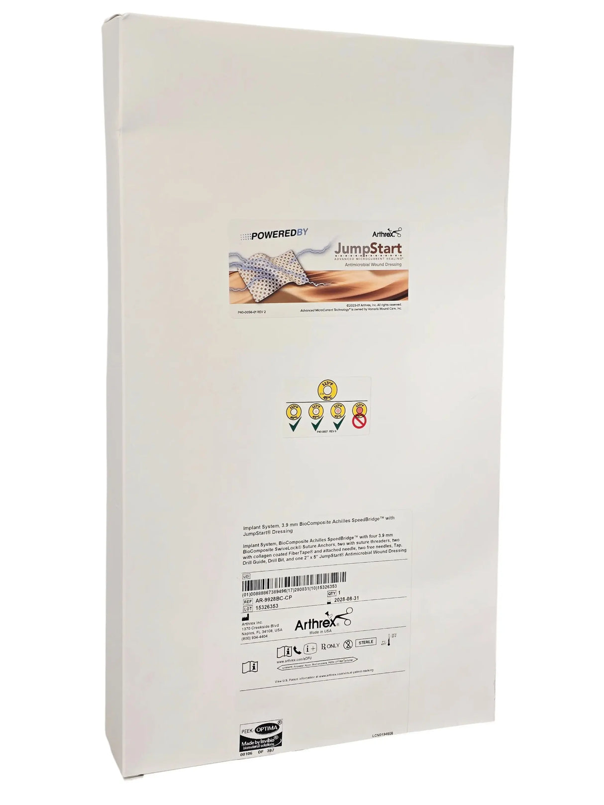 Arthrex AR-9928BC-CP 3.9mm BioComposite Achilles SpeedBridge Implant System Arthrex