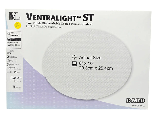 Bard 5954810 Ventralight ST Mesh 8" x 10" Ellipse Bard