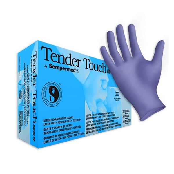 Sempermed Tender Touch 100 Medical Grade Nitrile Gloves Powder Free Latex Free Box of 100