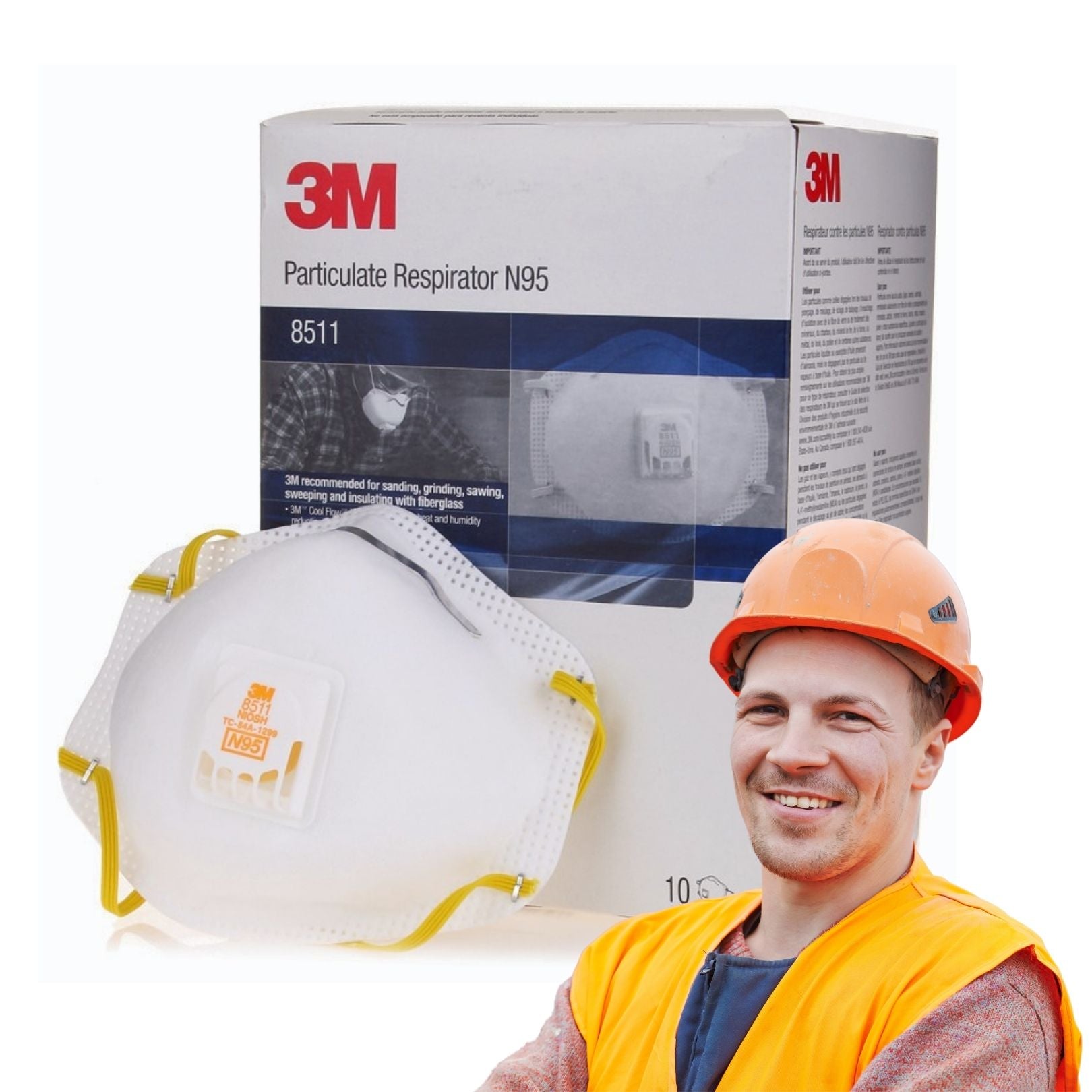 3M Particulate Respirator and Surgical N95 Mask/ REF: 1860