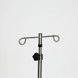 Midcentral Medical MCM-275/276/279 Stainless Steel IV Pole 6 leg spider base 3" casters Midcentral Medical