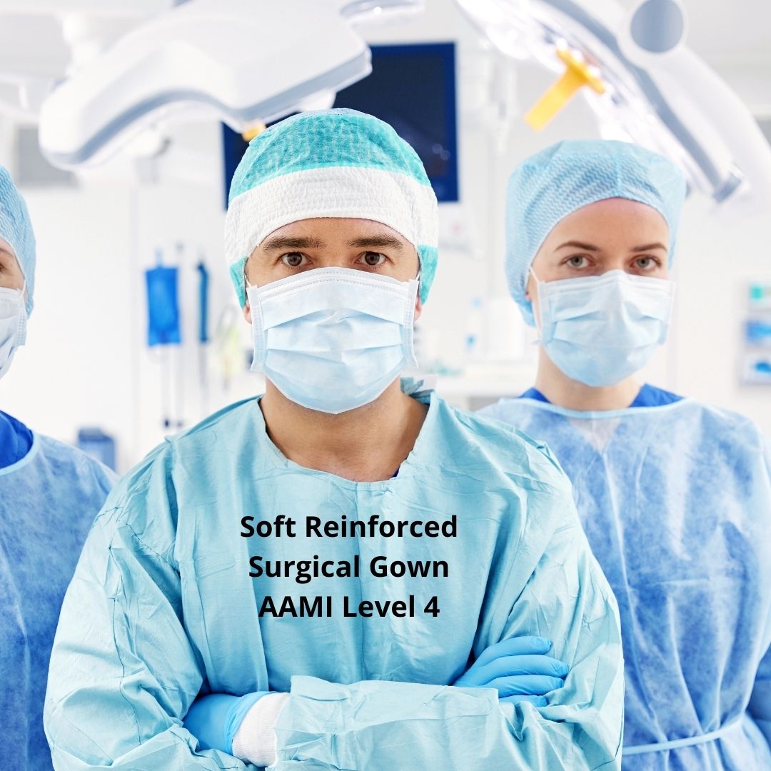 Sol-Millennium Medical SIGA412 - Sol-M AAMI Level 4 Reinforced Surgical Gown,  Sterile, XLarge, 50/CS - CIA Medical