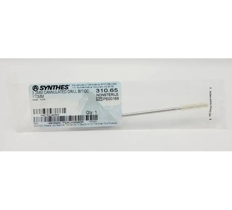 Synthes 310.65 Cannulated Drill Bit Orthopedic 3.2mm 6-5/8" Synthes