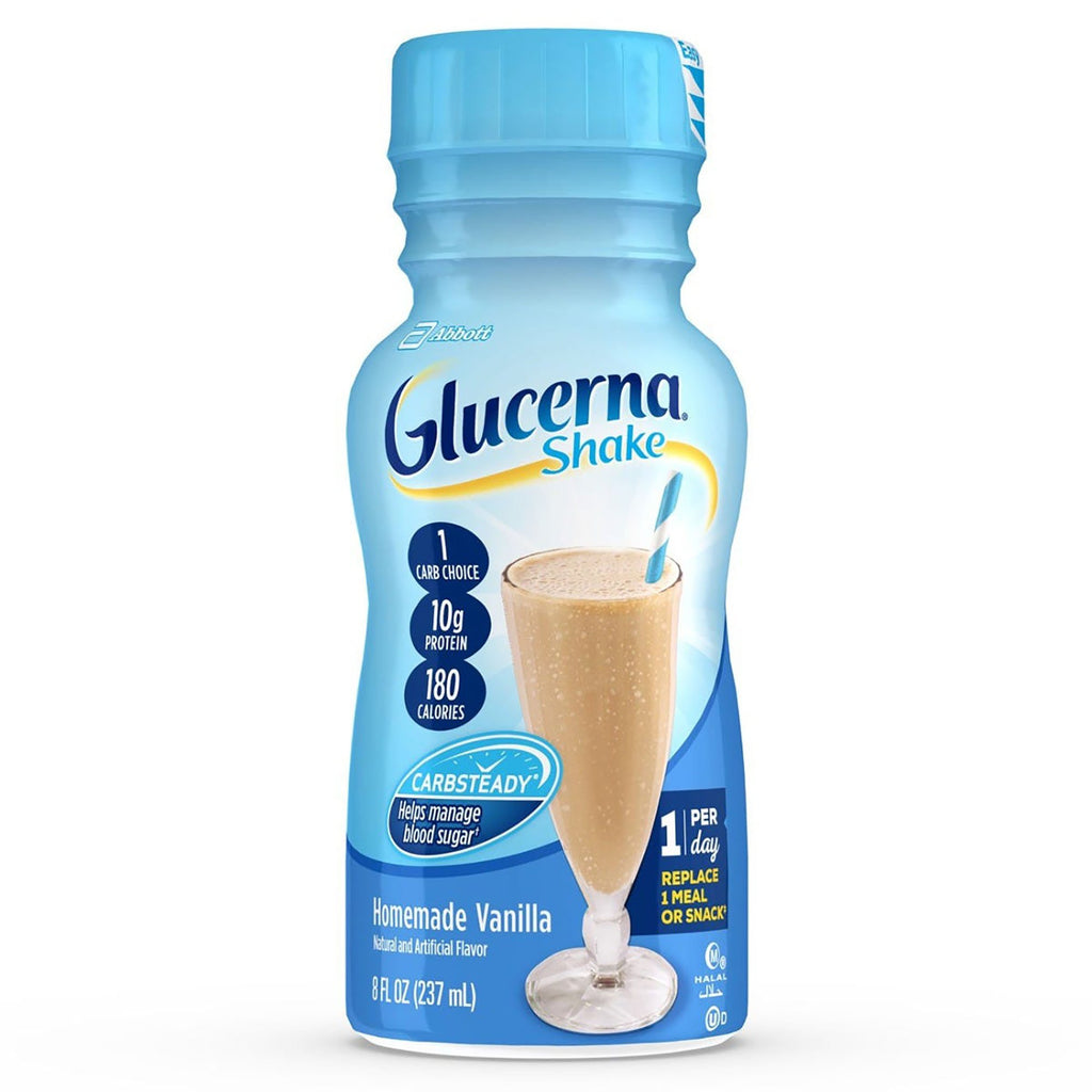 Glucerna Shake Vanilla Oral Supplement, 8 oz. Bottle Case of 24