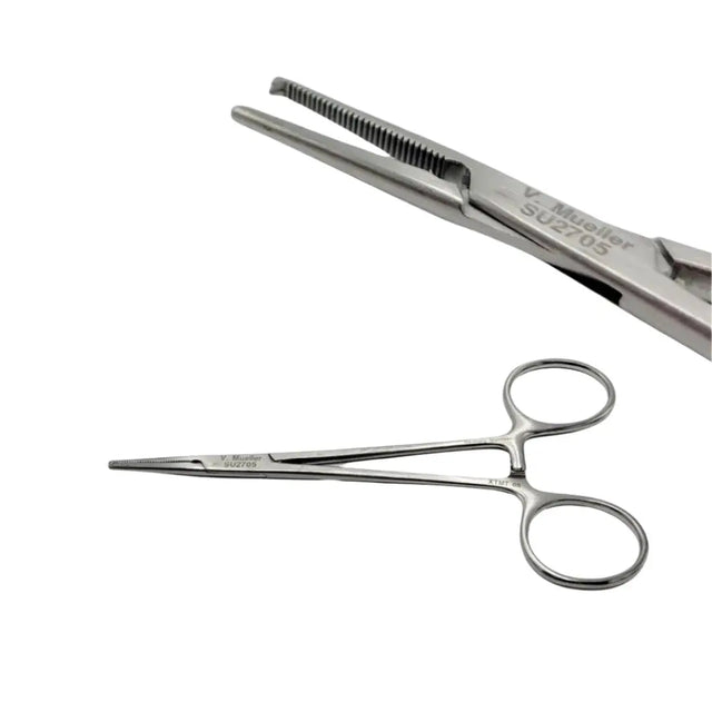 V. Mueller SU2705 Halsted Mosquito Forceps Straight 1 X 2 Teeth 4-3/4" (12.2Cm) V. Mueller