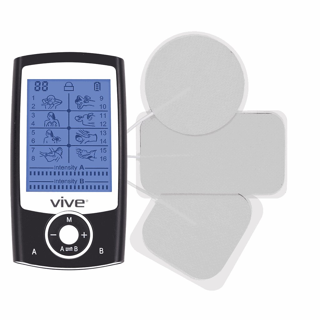 Vive Health RHB1006BLK 8-Mode TENS Unit