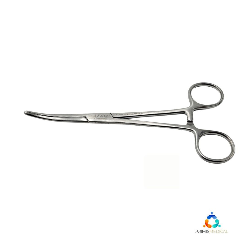 V. Mueller SU2760 Pean Artery Forceps Curved Standard Pattern Overall Length 6-1/2" (16.5Cm)